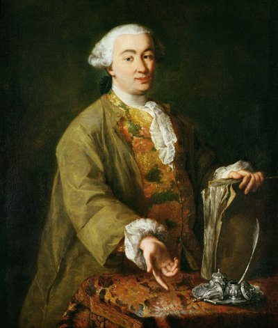 Portrait of Carlo Goldoni by Alessandro Longhi